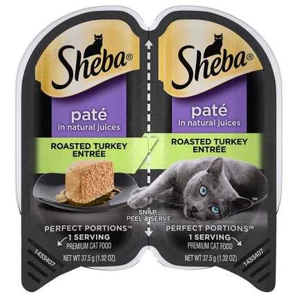 Sheba Perfect Portions Turkey Cat Food - 2.6 OZ 24 Pack