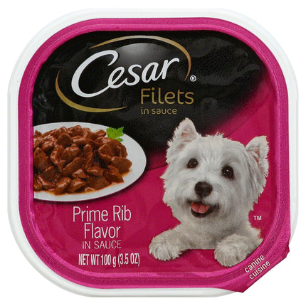 Cesar Dog Food Can Gourmet Prime Rib - 3.5 OZ 24 Pack