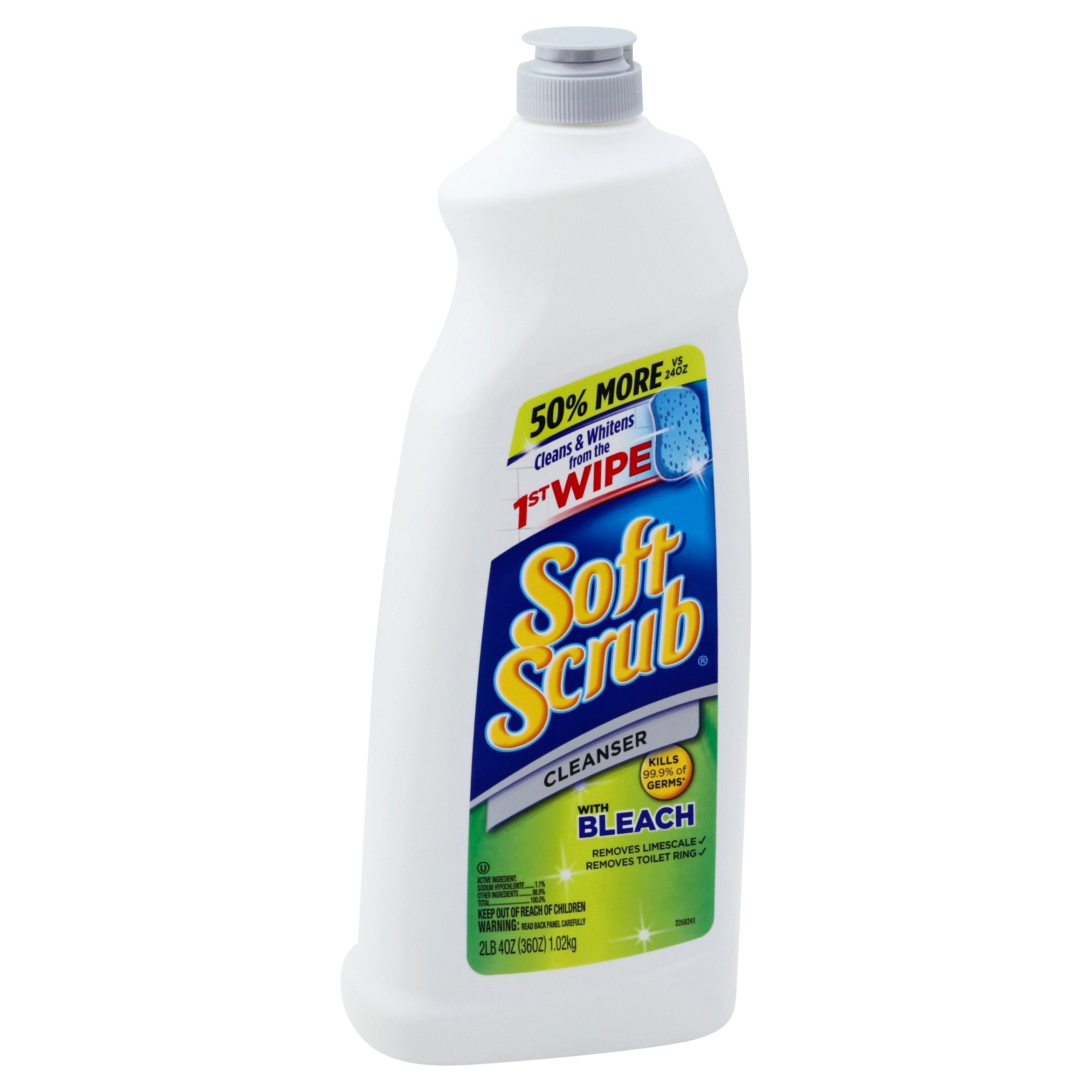 Soft Scrub Cleaner With Bleach - 36 OZ 6 Pack – StockUpExpress