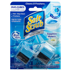 Soft Scrub Duo-Cubes Toilet Care Sapphire Waters - 3.52 OZ 7 Pack