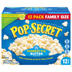 Pop-Secret Homestyle Family Size - 38.4 OZ 4 Pack