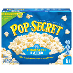 Pop-Secret Popcorn Microwavable Homestyle - 19.2 OZ 6 Pack