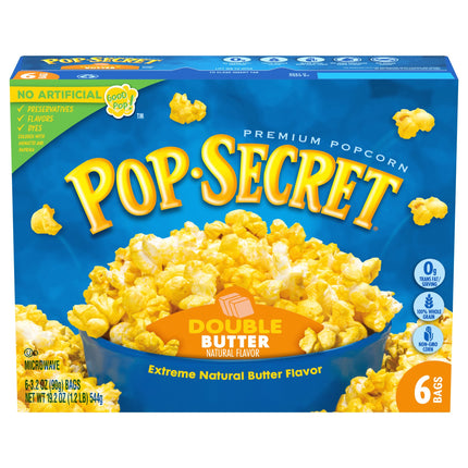 Pop-Secret Double Butter Popcorn - 19.2 OZ 6 Pack