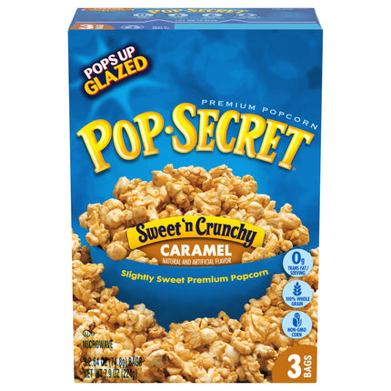 Pop-Secret Sweet & Crunchy Caramel Popcorn - 7.9 OZ 6 Pack