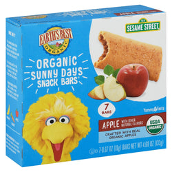 Earth's Best Organic Snacks Bars Apple - 4.69 OZ 6 Pack
