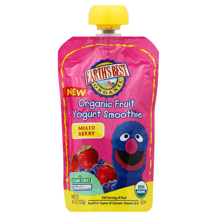 Earth's Best Organic Smoothie Mixed Berry - 4.2 OZ 12 Pack