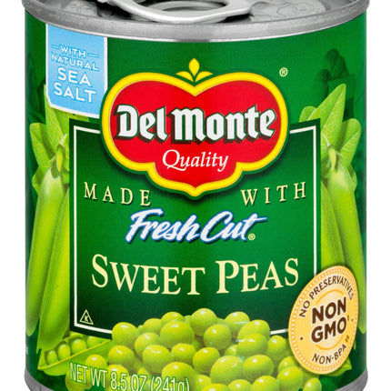 Del Monte Vegetables Fresh Cut Sweet Peas - 8.5 OZ 12 Pack