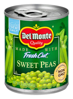 Del Monte Vegetables Fresh Cut Sweet Peas - 8.5 OZ 12 Pack