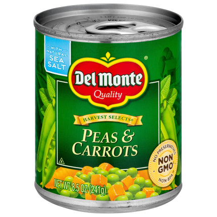 Del Monte Vegetables Specialties Peas & Carrots - 8.5 OZ 12 Pack