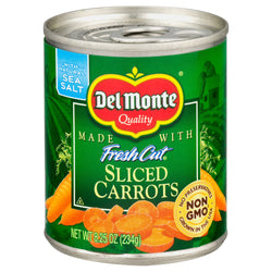 Del Monte Vegetables Sliced Carrots - 8.25 OZ 12 Pack