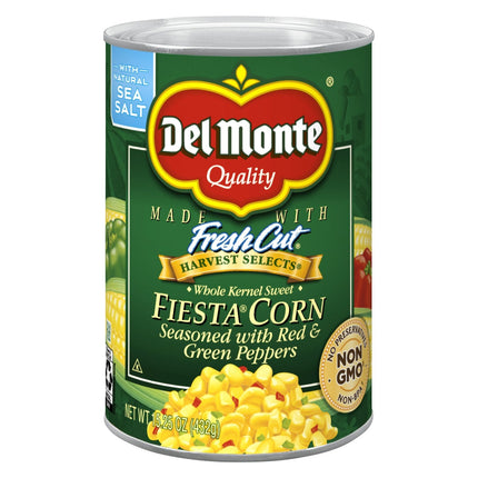 Del Monte Vegetables Fresh Cut Fiesta Corn - 15.25 OZ 12 Pack