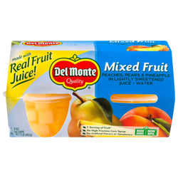 Del Monte Fruit Cups Mixed - 16 OZ 6 Pack