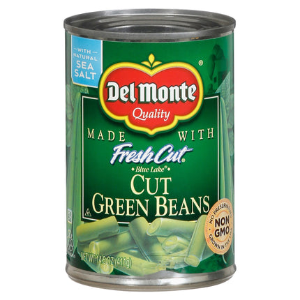 Del Monte Vegetables Fresh Cut Green Beans - 14.5 OZ 24 Pack