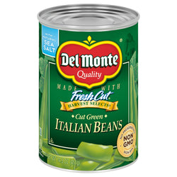 Del Monte Vegetables Fresh Cut Italian Beans - 14.5 OZ 12 Pack