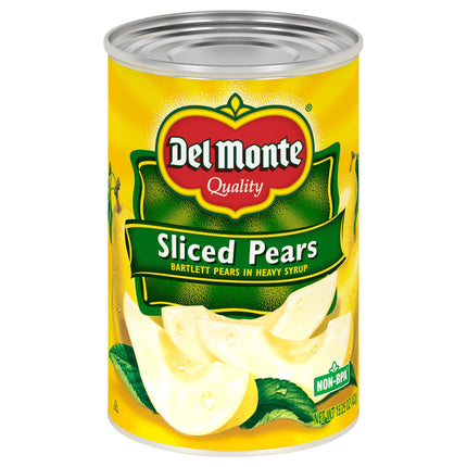 Del Monte Fruit Pears Sliced - 15.25 OZ 12 Pack