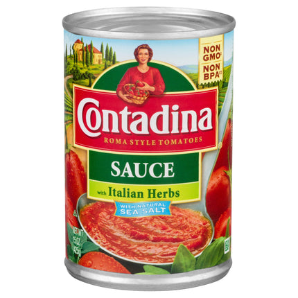 Contadina Tomato Sauce With Italian Herbs - 15 OZ 12 Pack