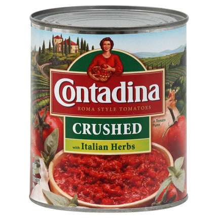 Contadina Tomatoes Crushed Herb - 28 OZ 6 Pack