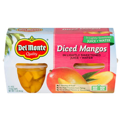 Del Monte Fruit To Go Diced Mango - 16 OZ 6 Pack