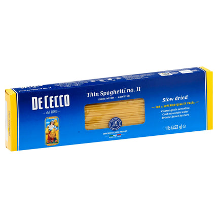 Dececco Thin Spaghetti Pasta - 16 OZ 20 Pack