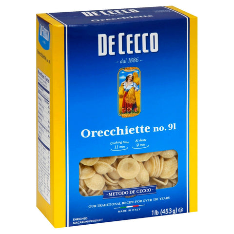 Dececco Orecchiette Pasta - 16 OZ 12 Pack