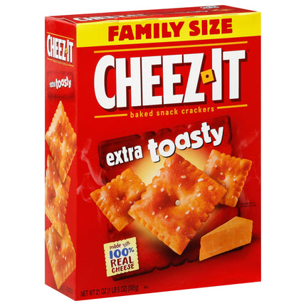 Cheez-It Extra Toasty Family Size - 21 OZ 12 Pack