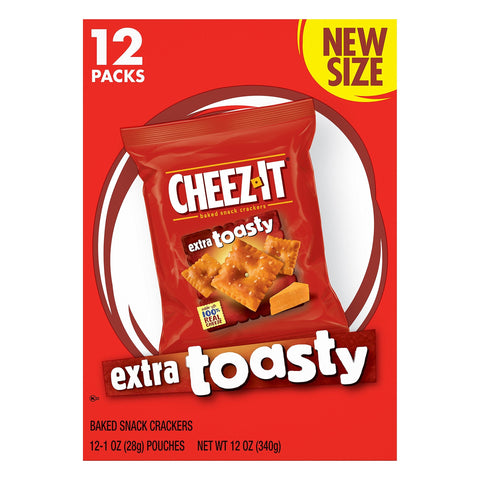 Cheez-It Extra Toasty Crackers - 12 OZ 4 Pack
