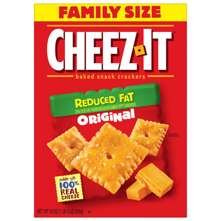 Cheez-It Family Size Reduced Fat - 19 OZ 12 Pack
