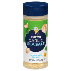 Morton Garlic Sea Salt - 8.5 OZ 12 Pack