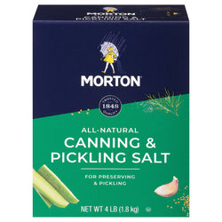 Morton Canning & Pickling Salt - 4 LB 9 Pack