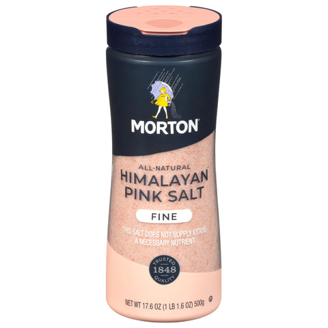 Morton Himalayan Pink Salt Fine - 17.6 OZ 12 Pack