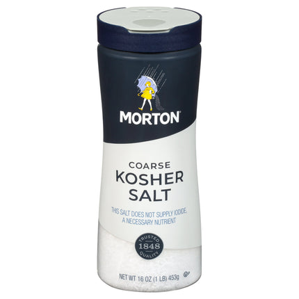 Morton Kosher Salt - 16 OZ 12 Pack