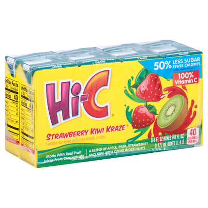 Hi-C Strawberry Kiwi Kraze - 48 FZ 5 Pack