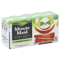 Minute Maid 100% Apple Juice Box - 48 FZ 5 Pack