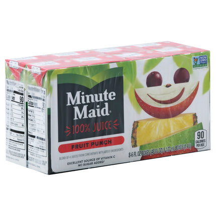 Minute Maid 100% Fruit Punch Juice Box - 48 FZ 5 Pack