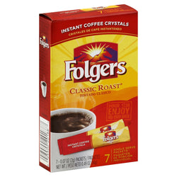 Folgers Coffee Instant Classic Roast Sticks - 0.49 OZ 12 Pack
