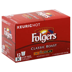 Folgers Coffee K-Cup Classic Roast - 3.38 OZ 6 Pack