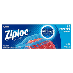 Ziploc Storage Bags Freezer Gallon - 28 CT 9 Pack