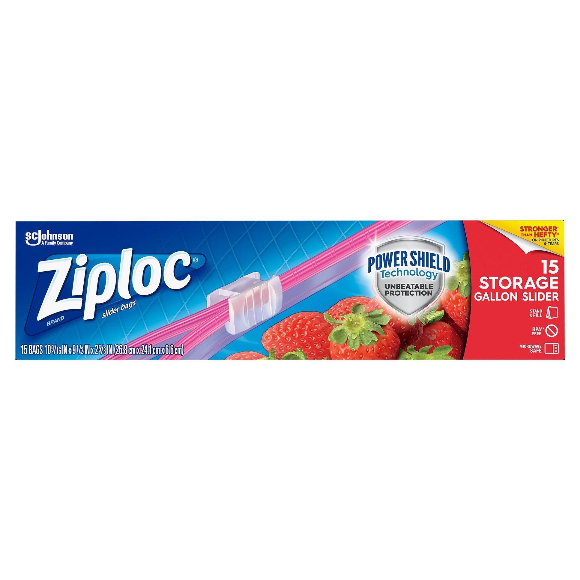 Ziploc Storage Bags Ez Zip Gallon - 15 CT 12 Pack – StockUpExpress