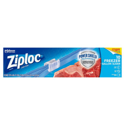 Ziploc Storage Bags Freezer Ez Zip Gallon - 10 CT 12 Pack