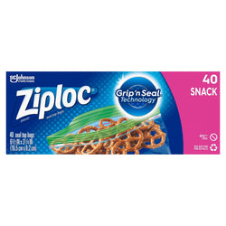 Ziploc Snack Bags - 40 CT 12 Pack