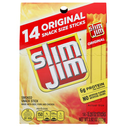 Slim Jim Original Smoked Snack Sticks - 3.92 OZ 7 Pack