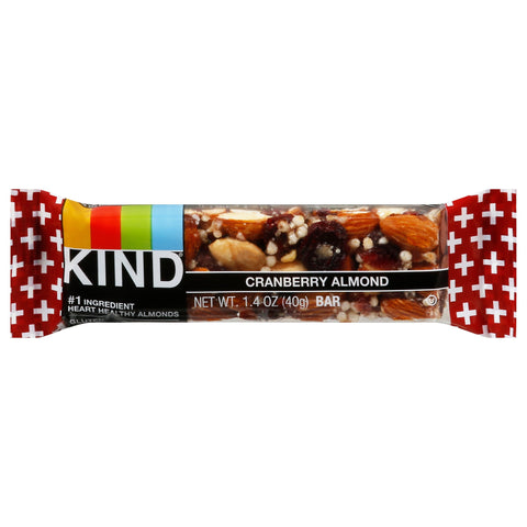 Kind Plus Bar Cranberry Almond - 1.4 OZ 12 Pack