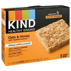 Kind Healthy Grains Oats & Honey With Toasted Coconut Granola Bars - 6.2 OZ 8 Pack