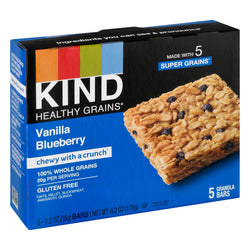 Kind Healthy Grains Vanilla Blueberry Granola Bars - 6.2 OZ 8 Pack