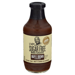 G Hughes Sugar Free Maple Brown Sugar BBQ Sauce - 18 OZ 6 Pack
