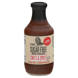 G Hughes Sugar Free Sweet & Spicy BBQ Sauce - 18 OZ 6 Pack