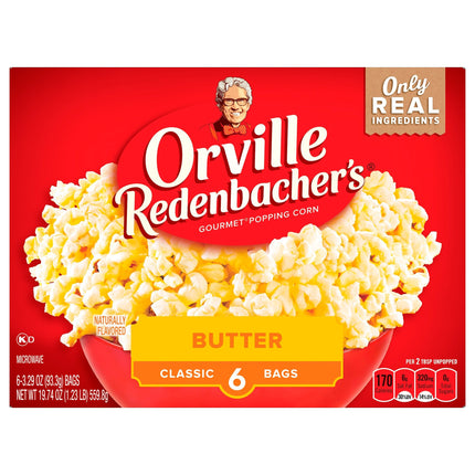 Orville Redenbacher's Popcorn Butter - 19.74 OZ 6 Pack