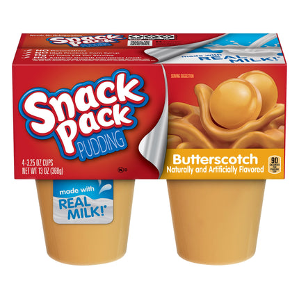 Snack Pack Pudding Butterscotch - 13 OZ 12 Pack