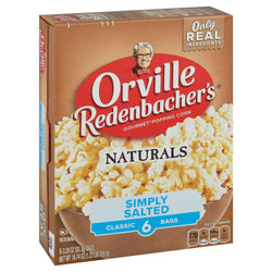 Orville Redenbacher's Naturals Simply Salted Classic Bags - 19.74 OZ 6 Pack