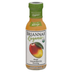 Brianna's Organic Mango Vinaigrette Dressing - 10 FZ 6 Pack